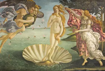 Botticelli's The Birth of Venus, often cited as a golden ratio in art example